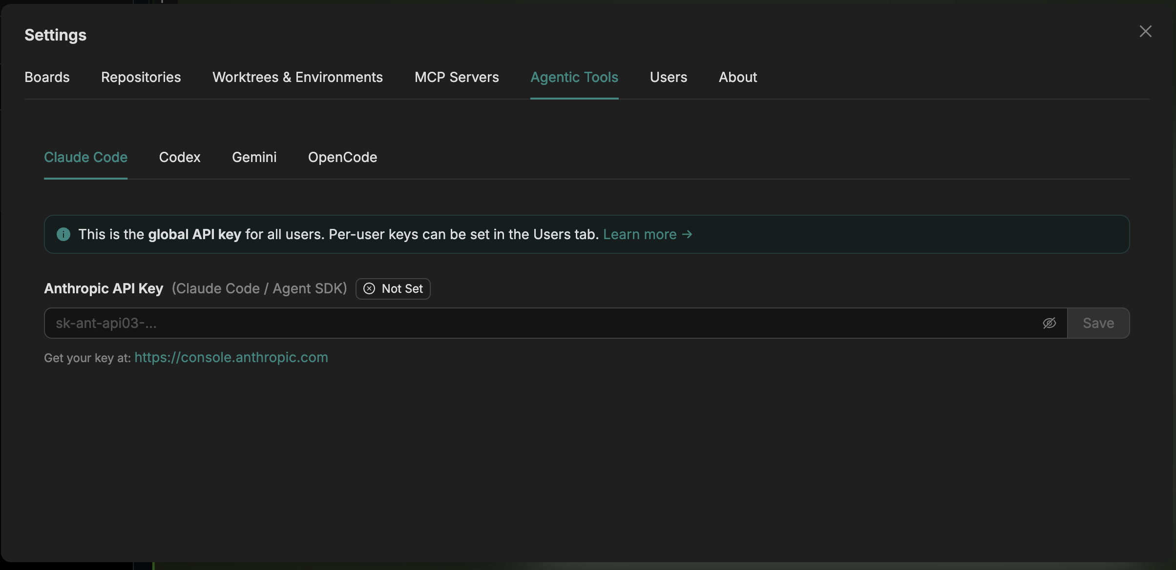 Configure Agentic Tools